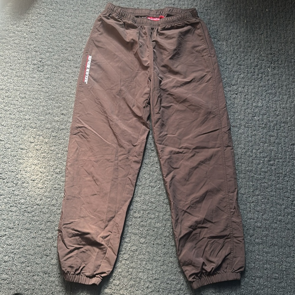 Supreme Brown Track Pants